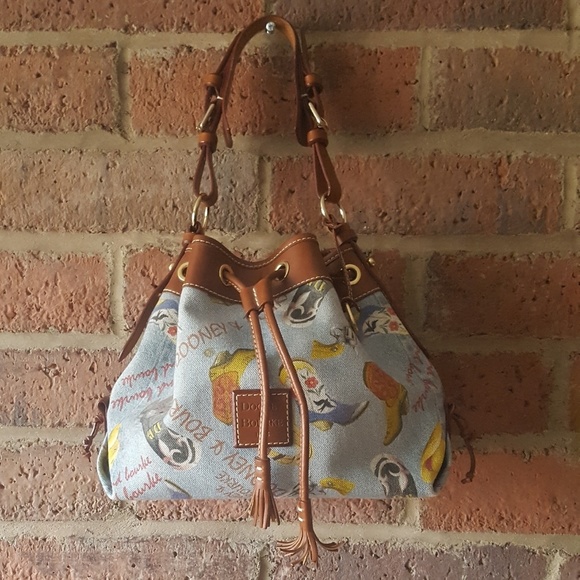 Dooney & Bourke Handbags - DOONEY & BOURKE Western Cowgirl Denim Bag Satchel